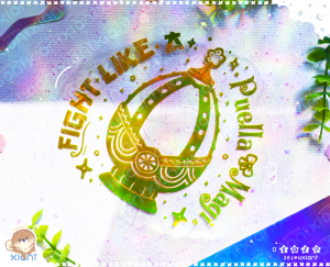 Fight like: Puella Magi Mami Suncatcher